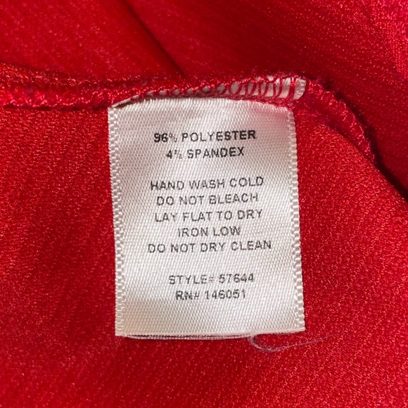 Monteau Red A-Line Dress | Size: M (Juniors) - Picture 4 of 4